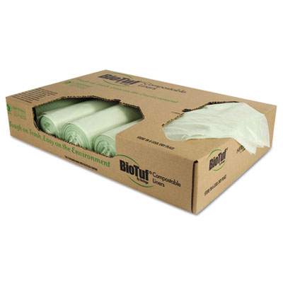 BIOTUF LINER 34X48 1MIL GN 5/20/CS 40-45GAL